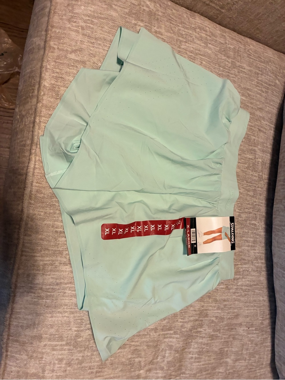 Spalding Women's Light Mint Athletic Shorts